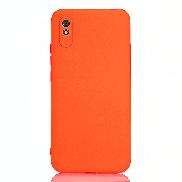 Maskica za Xiaomi Redmi 9A / Redmi 9AT "Back To Basics" - Fluorescentno narančasta