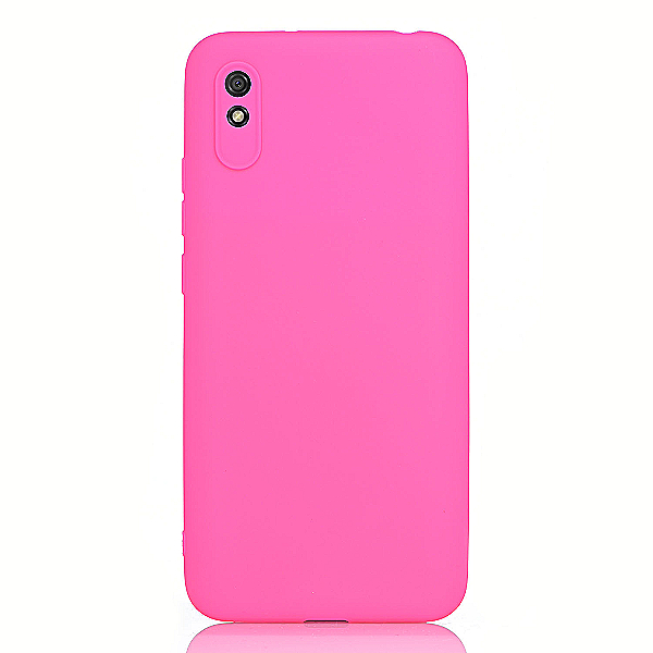 Maskica za Xiaomi Redmi 9A / Redmi 9AT "Back To Basics" - Fluorescentno roza