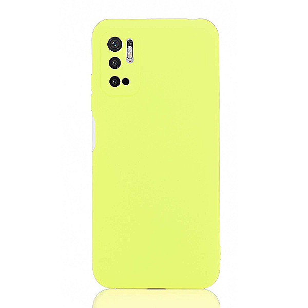 Maskica za Xiaomi Redmi Note 10 5G "Back To Basics" - Fluorescentno žuta