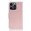 Torbica za iPhone 14 Pro "Two Faced Ordinary" - Metalik roza