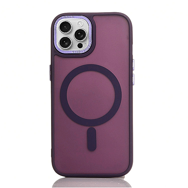 Maskica za iPhone 16 Pro "Premium Magnet Case" - Tamno ljubičasta