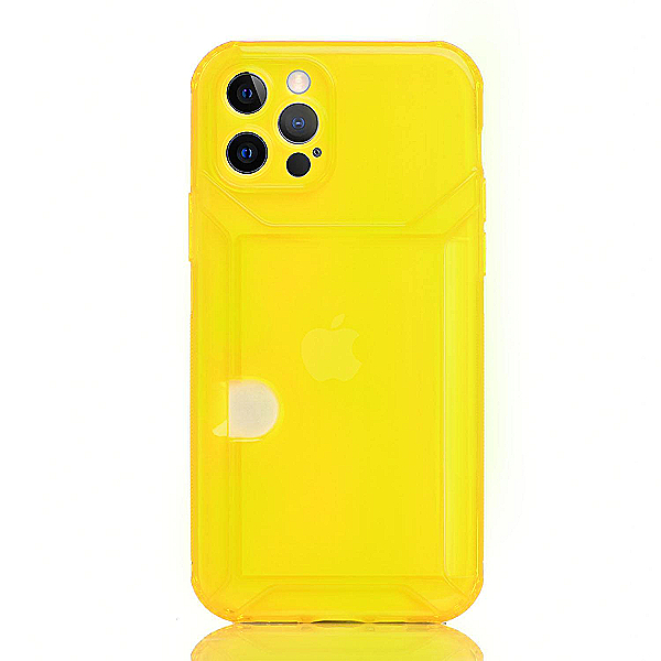 Maskica za iPhone 13 Pro "Color No More Wallet" - Fluorescentno žuta
