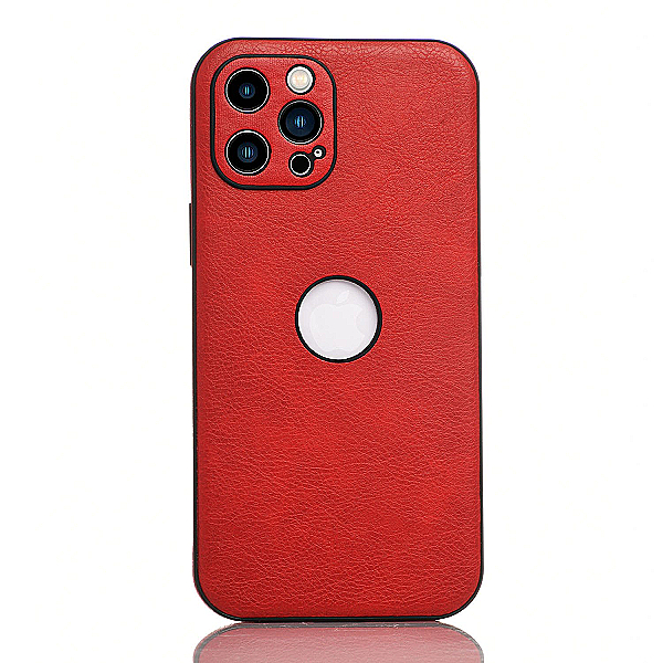 Maskica za iPhone 12 Pro Max "Fabric style" - Crvena