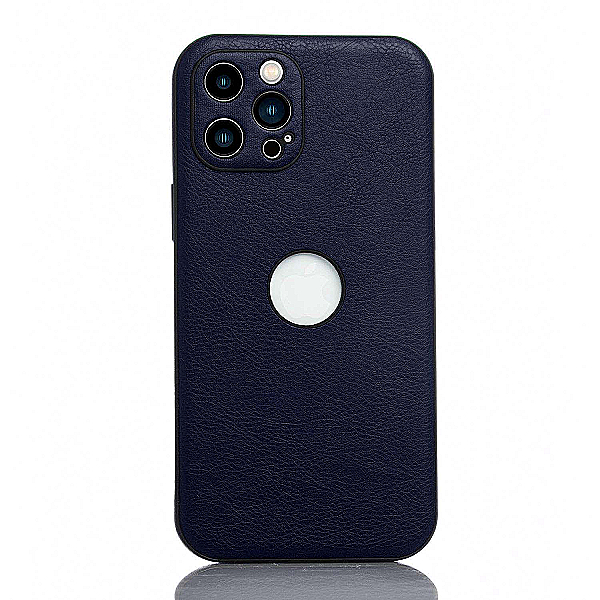 Maskica za iPhone 12 Pro Max "Fabric style" - Tamno plava