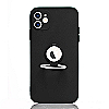 Maskica za iPhone 11 "Ring Color Case" - Crna / bijela