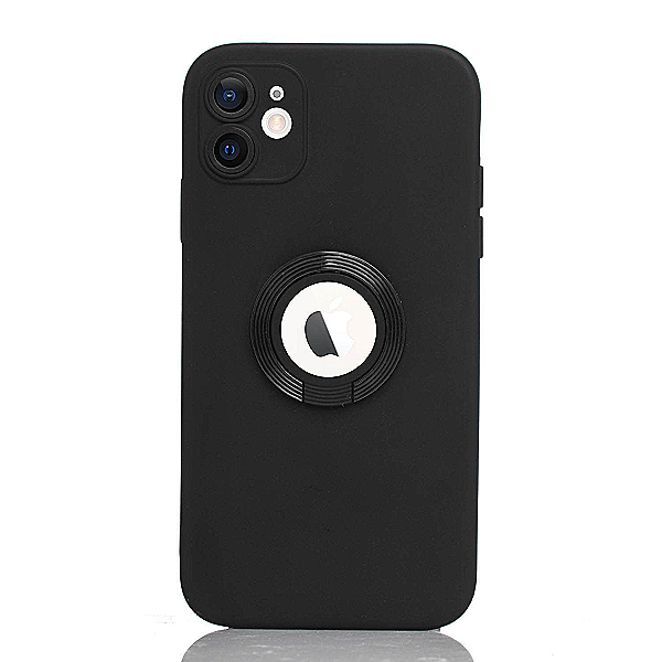 Maskica za iPhone 12 "Ring Color Case" - Crna / crna