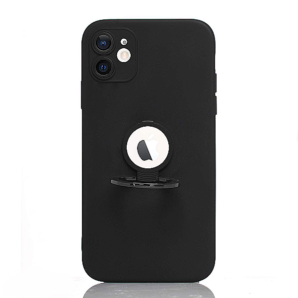 Maskica za iPhone 12 "Ring Color Case" - Crna / crna