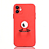 Maskica za iPhone 11 "Ring Color Case" - Crvena / crna