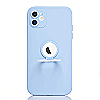 Maskica za iPhone 12 "Ring Color Case" - Svijetlo plava / bijela
