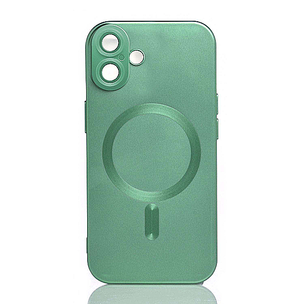 Maskica za iPhone 17 "Metalic Magnet Case" - Zelena