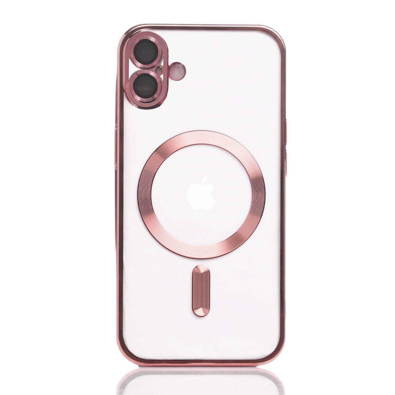 Maskica za iPhone 17 Pro "Magnet Transparent Case" - Roza Maskica za iPhone 17 Pro "Magnet Transparent Case" - Roza