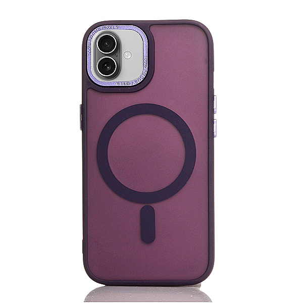 Maskica za iPhone 16 Plus "Premium Magnet Case" - Tamno ljubičasta
