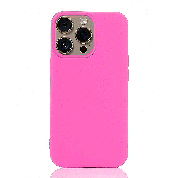 Maskica za iPhone 16 Pro Max "One Color Rhapsody" - Fluorescentno roza