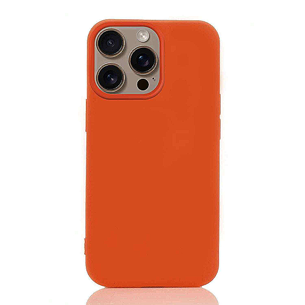 Maskica za iPhone 16 Pro "One Color Rhapsody" - Fluorescentno narančasta