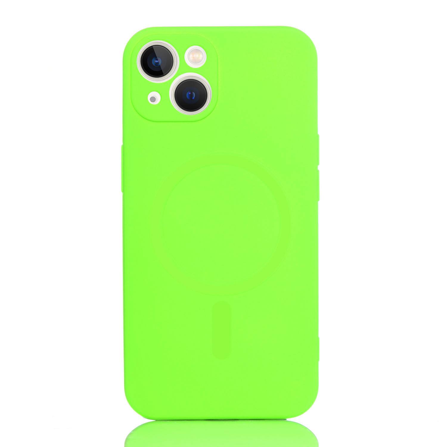 Maskica za iPhone 15 "Color Magnet Case" - Fluorescentno zelena