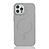 Maskica za iPhone 15 Pro "Magnet Lens Holder Case" - Siva