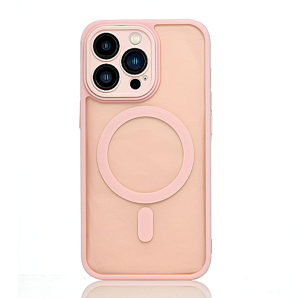 Maskica za iPhone 13 Pro "Premium Magnet Case" - Pastelno roza #2