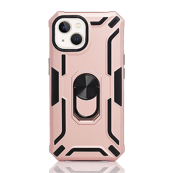 Maskica za iPhone 15 Plus "Men Of Steel" - Metalik roza #2