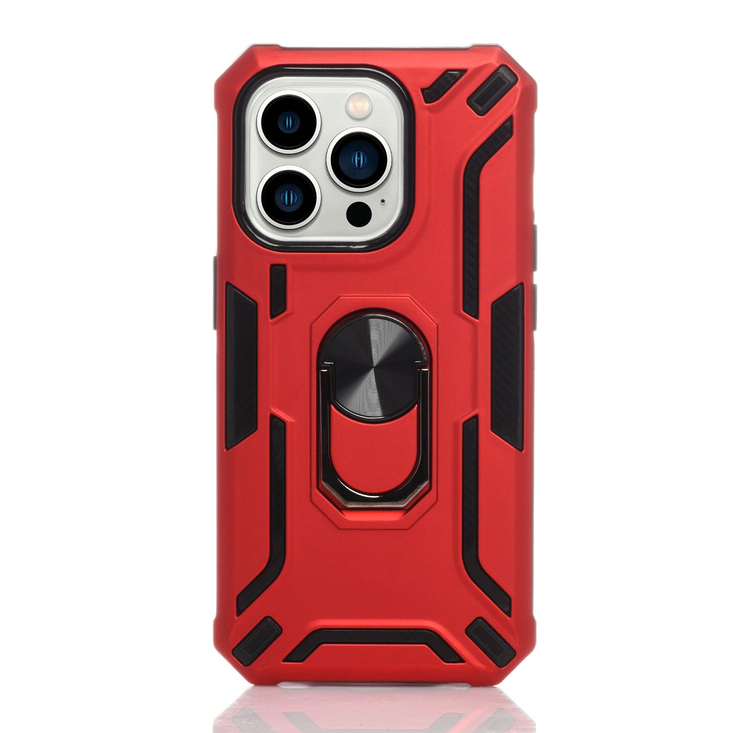 Maskica za iPhone 15 Pro "Men Of Steel" - Metalik crvena #2