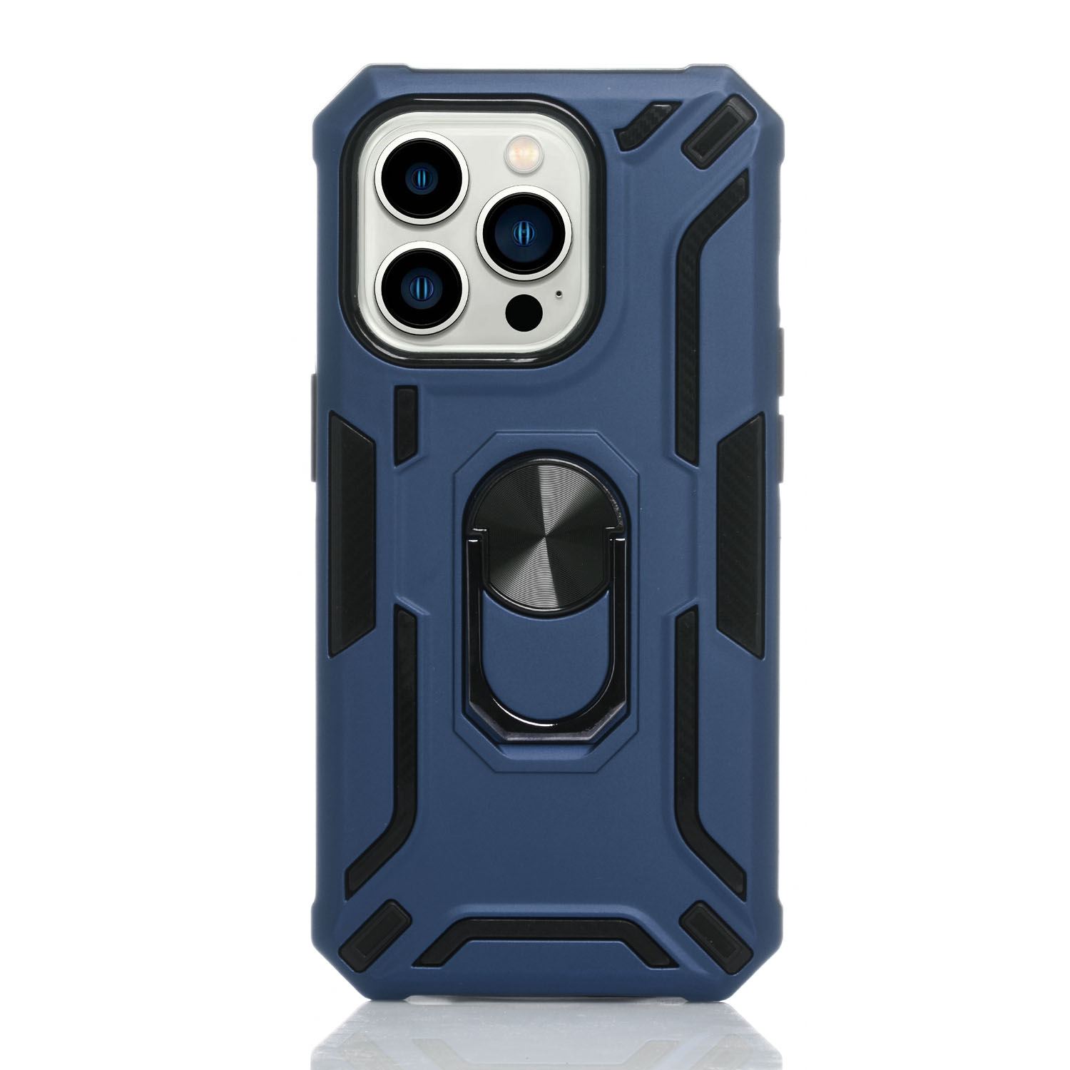 Maskica za iPhone 15 Pro "Men Of Steel" - Metalik plava #2