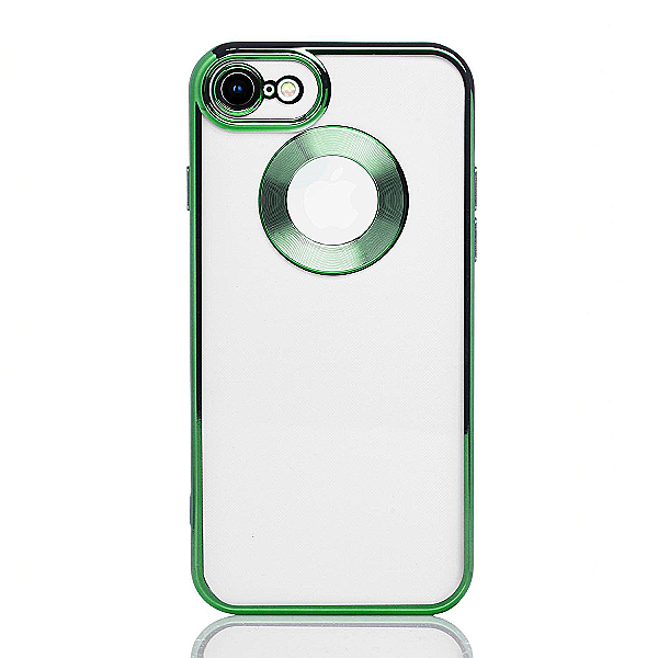 Maskica za iPhone 7 / iPhone 8 / SE "Elegant Transparent Case" - Zelena