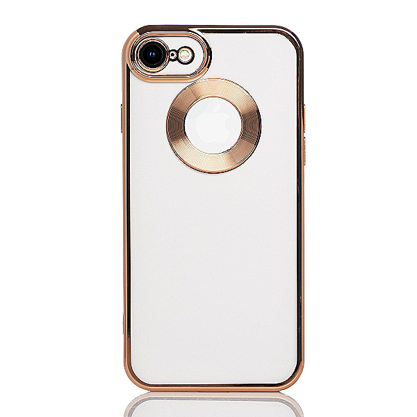 Maskica za iPhone 7 / iPhone 8 / SE "Elegant Transparent Case" - Zlatna