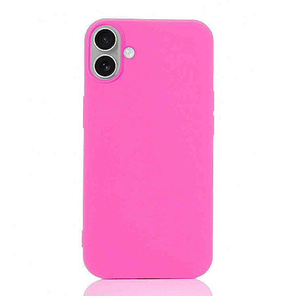 Maskica za iPhone 16e "One Color Rhapsody" - Fluorescentno roza