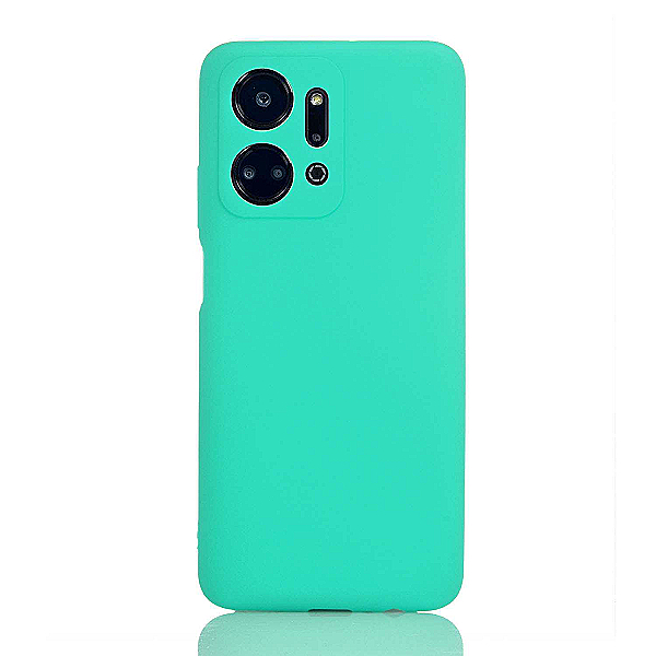 Maskica za Honor X7a "Back To Basics" - Tirkizno zelena