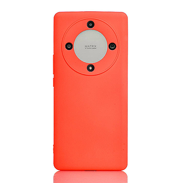 Maskica za Honor Magic6 Lite "One Color Rhapsody" - Fluorescentno narančasta