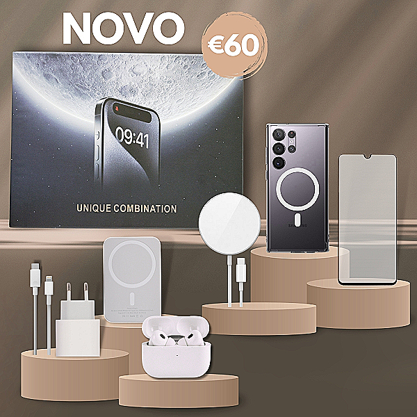 7u1 Paket za Samsung Galaxy S23 Ultra - bežično punjenje