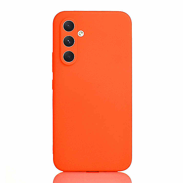 Maskica za Samsung Galaxy S24 FE "One Color Rhapsody" - Fluorescentno narančasta