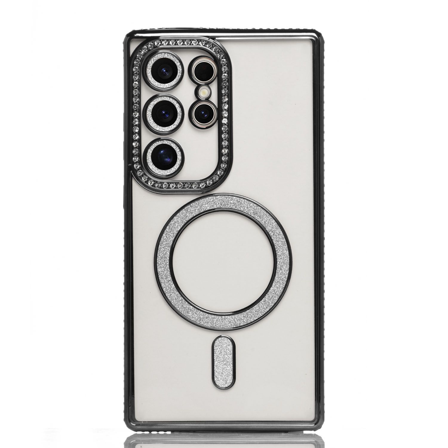 Maskica za Samsung Galaxy S25 Ultra "Diamond Magnet Case" - Crna Maskica za Samsung Galaxy S25 Ultra "Diamond Magnet Case" - Crna