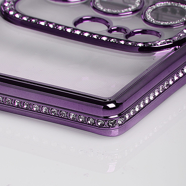 Maskica za Samsung Galaxy S24 Ultra "Diamond Magnet Case" - Ljubičasta