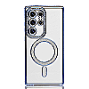Maskica za Samsung Galaxy S23 Ultra "Diamond Magnet Case" - Plava