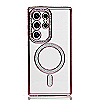 Maskica za Samsung Galaxy S24 Ultra "Diamond Magnet Case" - Roza
