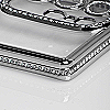Maskica za Samsung Galaxy S24 Ultra "Diamond Magnet Case" - Srebrna