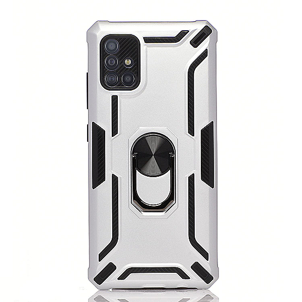 Maskica za Samsung Galaxy A51 "Men Of Steel" - Metalik srebrna#2