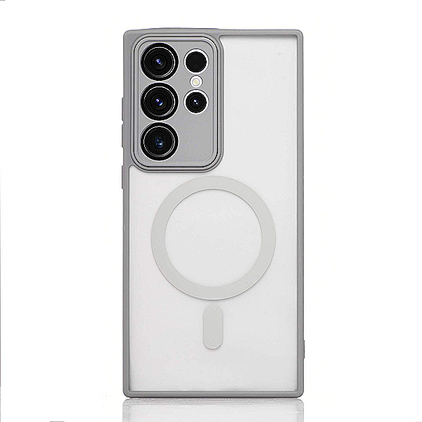 Maskica za Samsung Galaxy S22 Ultra "Premium Magnet Case" - Siva #2