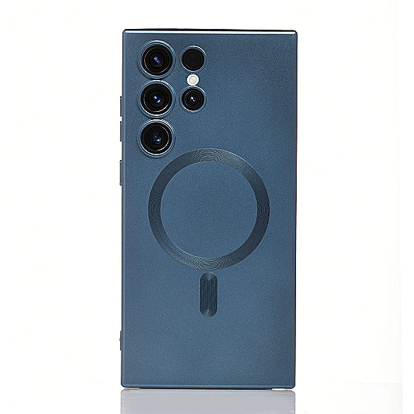 Maskica za Samsung Galaxy S22 Ultra "Metalic Magnet Case" - Tamno plava