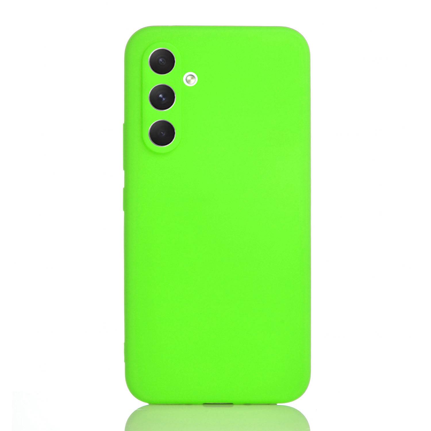 Maskica za Samsung Galaxy A35 "One Color Rhapsody" - Fluorescentno zelena Maskica za Samsung Galaxy A35 "One Color Rhapsody" - Fluorescentno zelena