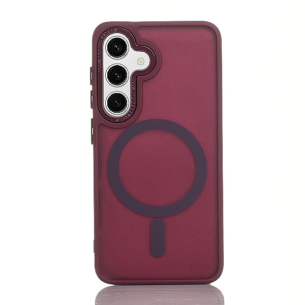 Maskica za Samsung Galaxy S24 "Premium Magnet Case" - Bordo