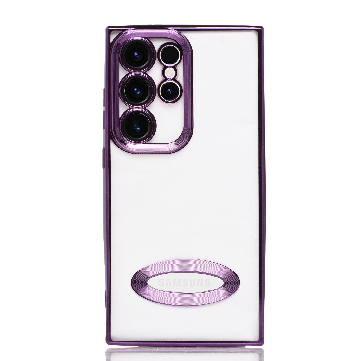 Maskica za Samsung Galaxy S25 Ultra "Elegant Transparent Case" - Ljubičasta Maskica za Samsung Galaxy S25 Ultra "Elegant Transparent Case" - Ljubičasta