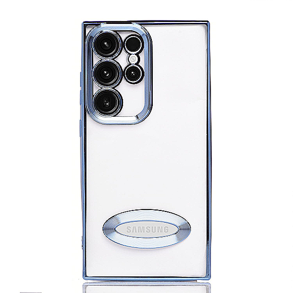 Maskica za Samsung Galaxy S24 Ultra "Elegant Transparent Case" - Plava