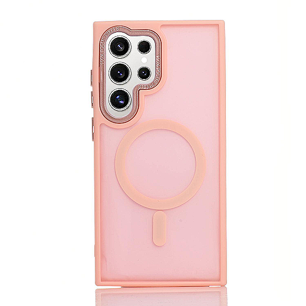 Maskica za Samsung Galaxy S24 Ultra "Premium Magnet Case" - Roza