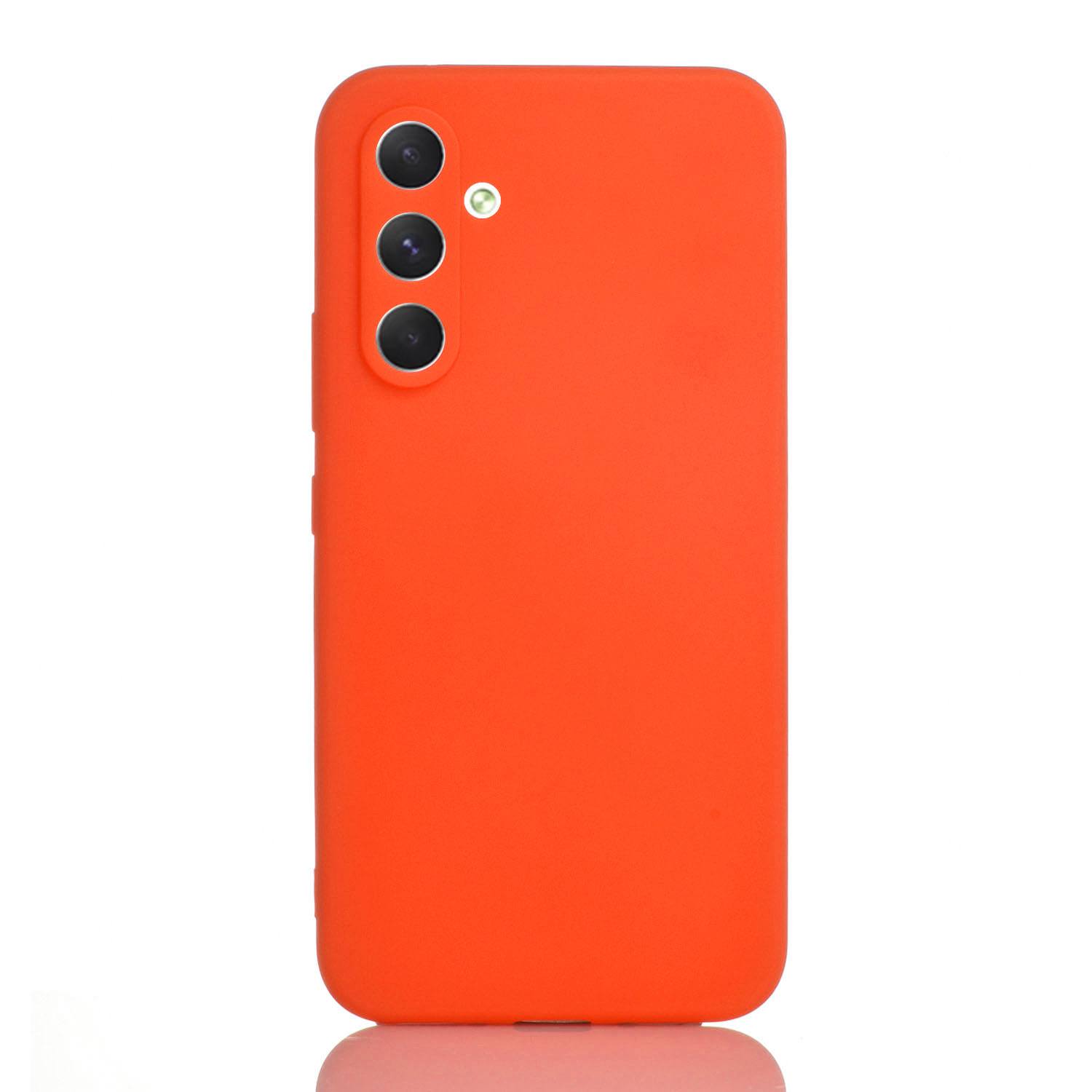 Maskica za Samsung Galaxy A55 "One Color Rhapsody" - Fluorescentno narančasta