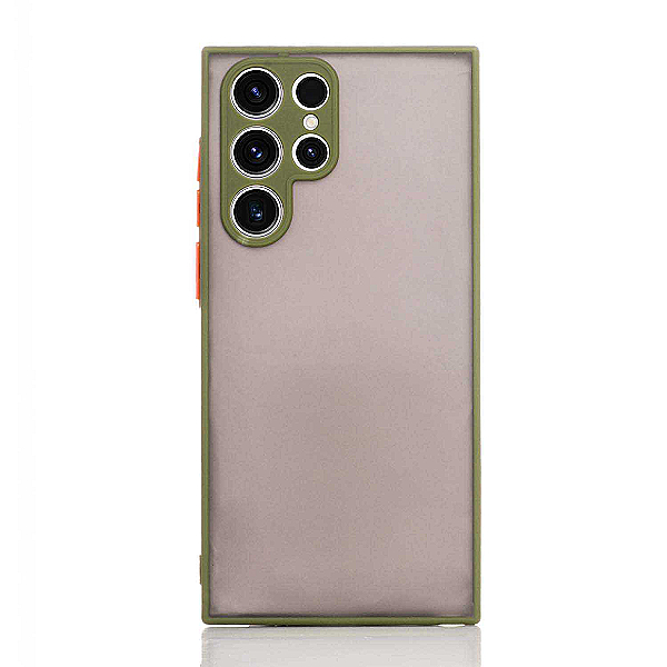 Maskica za Samsung Galaxy S22 Ultra "Pop Of Color" - Maslinasto zelena