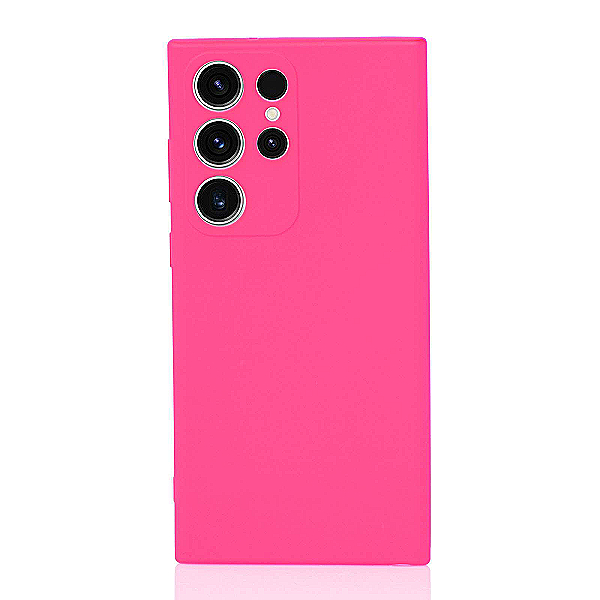 Maskica za Samsung Galaxy S24 Ultra "One Color Rhapsody" - Fluorescentno roza