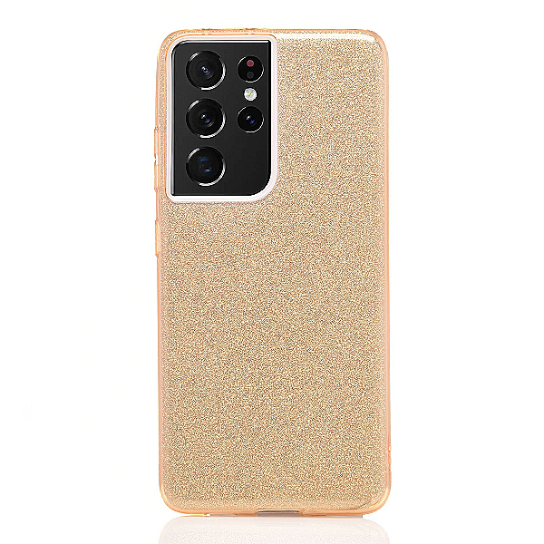 Maskica za Samsung Galaxy S24 Ultra  "Diamonds are forever" - Zlatna