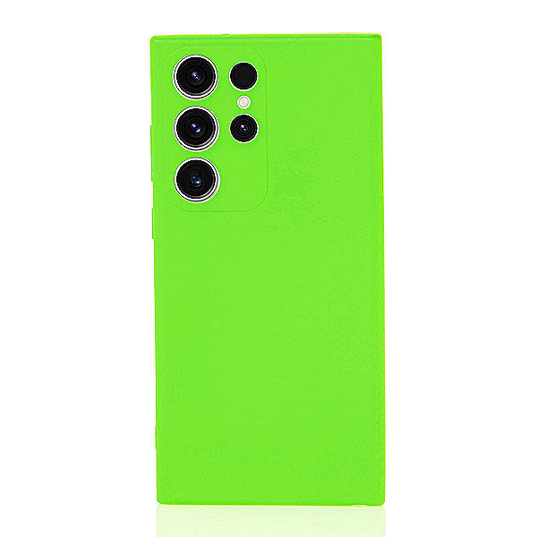 Maskica za Samsung Galaxy S24 Ultra "One Color Rhapsody" - Fluorescentno zelena