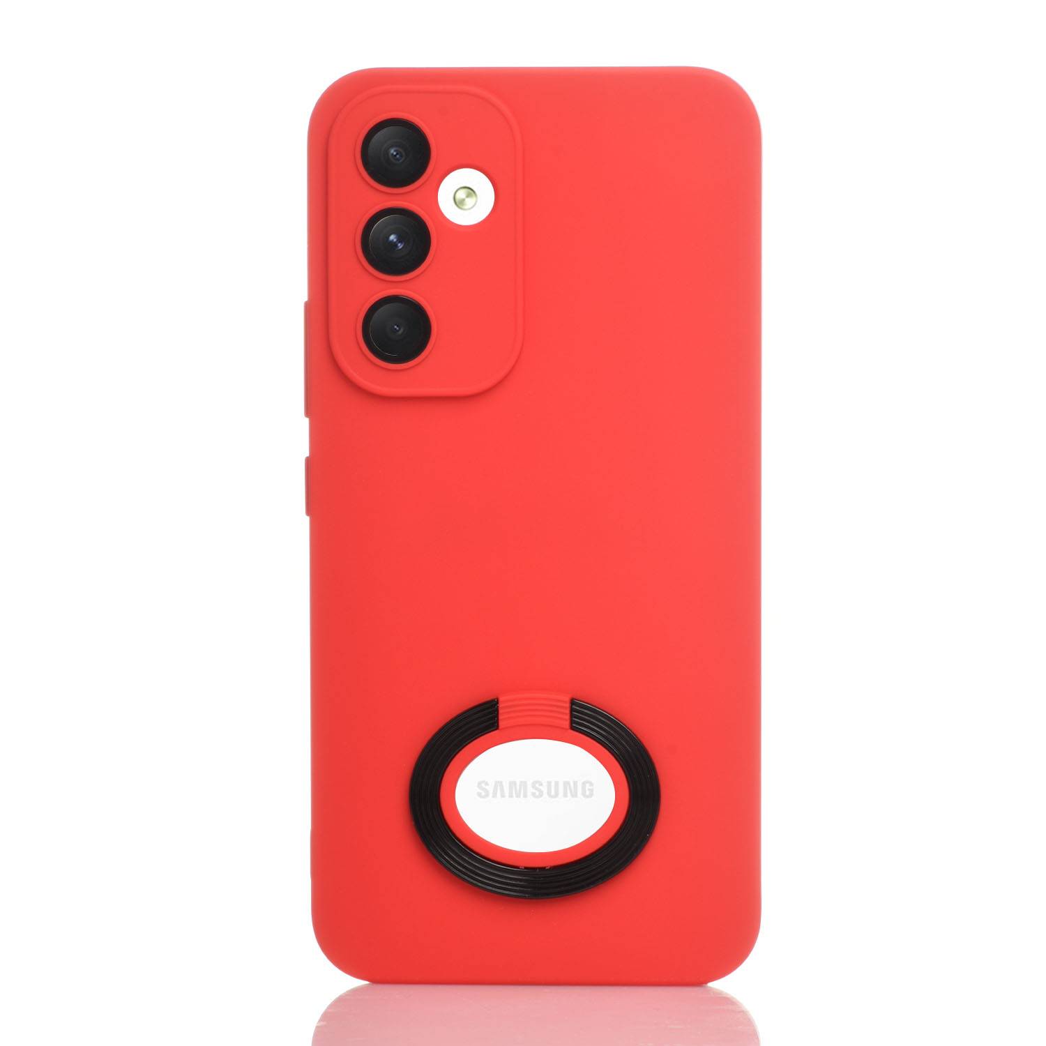 Maskica za Samsung Galaxy A54  "Ring Color Case" - Crvena / crna